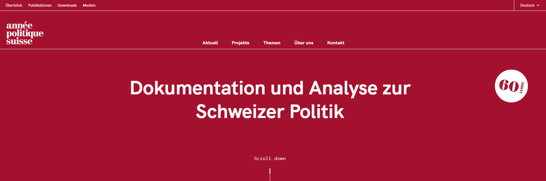 Année Politique Suisse